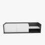 Hanah Home Krog Soporte para TV Antracita y Blanco